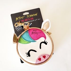 Betsey Johnson Pill Box and Case